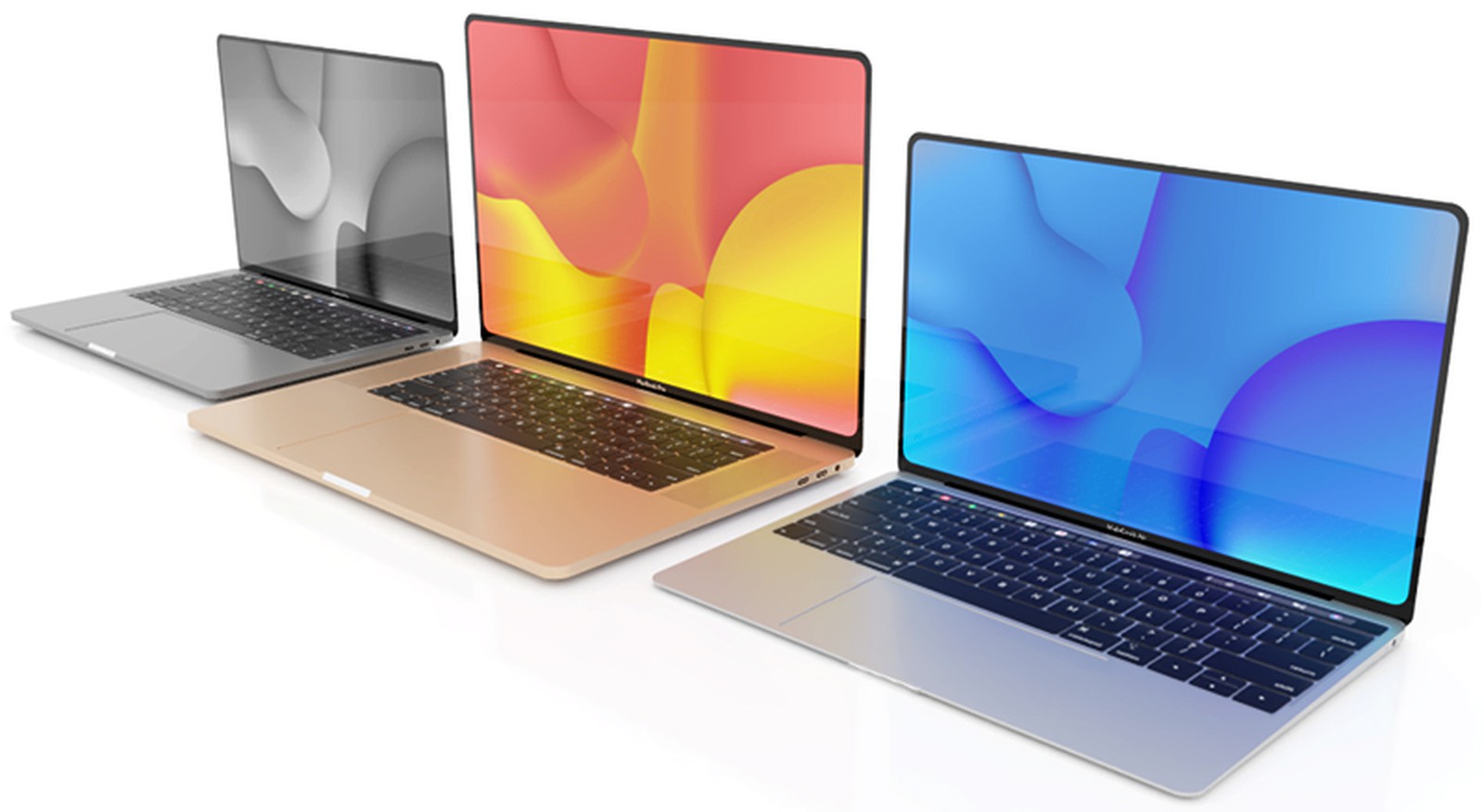 2021년 새로운 디자인의 맥북은 애플 실리콘칩 모델과 인텔칩 모두 출시 - 플랜김