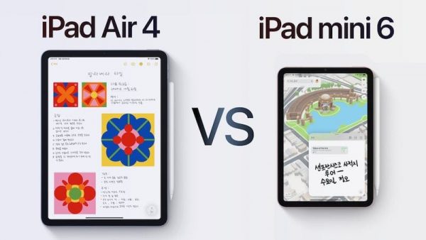 아이패드 미니 6 아이패드 에어 4 차이점