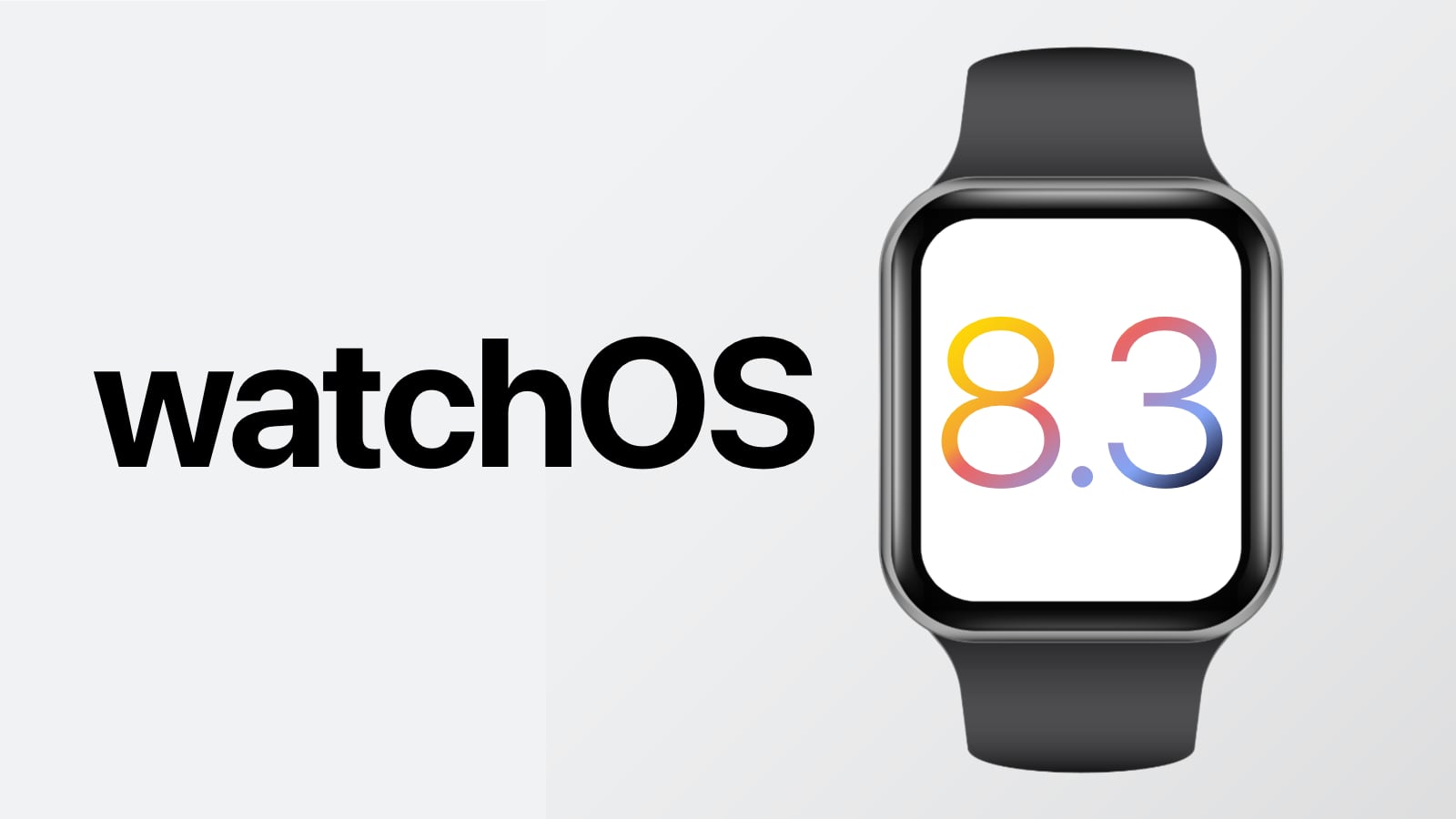 watchOS 8.3 업데이트 출시