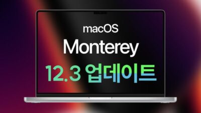 macOS 몬터레이 12.3 업데이트 1