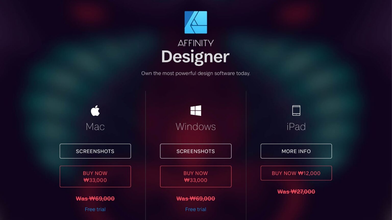 [할인] Affinity 앱 시리즈 50 할인 이벤트, 한 번 구입하면 평생 사용