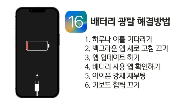 iOS 16 배터리 광탈 해결 방법 6가지