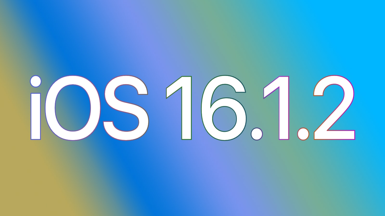iOS 16.1.2 업데이트 출시