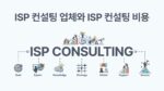 ISP 컨설팅 업체와 ISP 컨설팅 비용