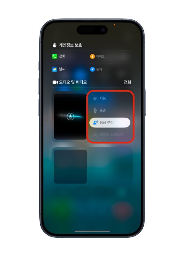 아이폰 전화 음성 분리 기능을 사용하는 방법 iOS 18 - 2