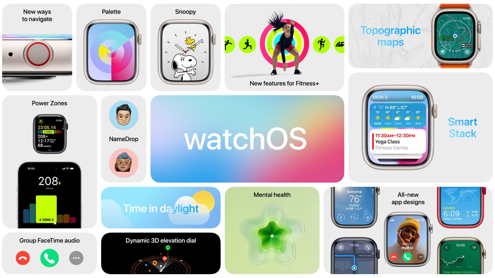 watchOS 10 새로운 기능