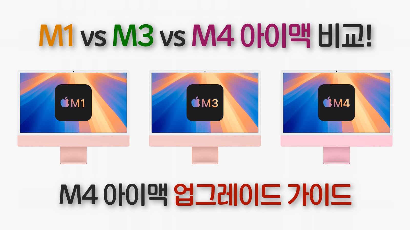 M4 아이맥 업그레이드 가이드